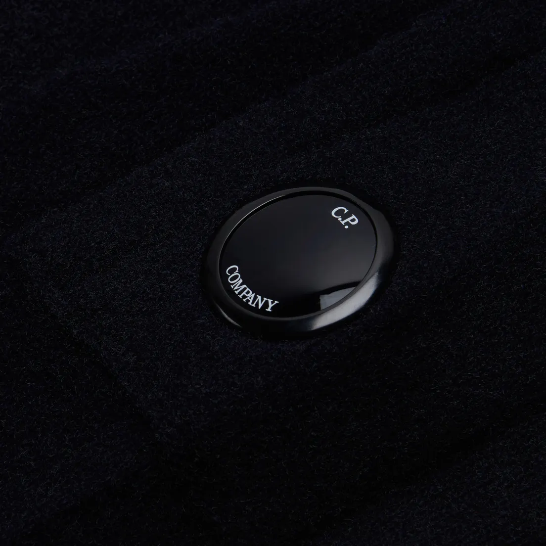 C.P. Company Мужской свитер Fleece Knit Roll Neck Ribbed Trims