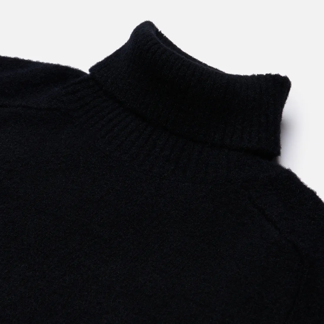 C.P. Company Мужской свитер Fleece Knit Roll Neck Ribbed Trims