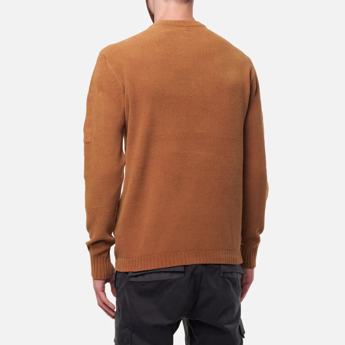 C.P. Company Мужской свитер Chenille Cotton Plain Jumper