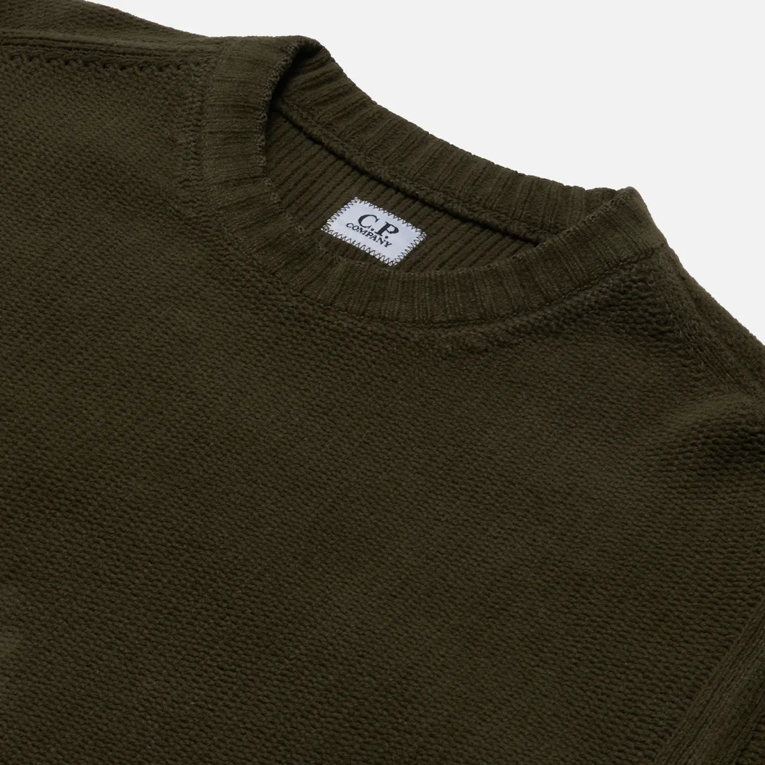 C.P. Company Мужской свитер Chenille Cotton Plain Jumper