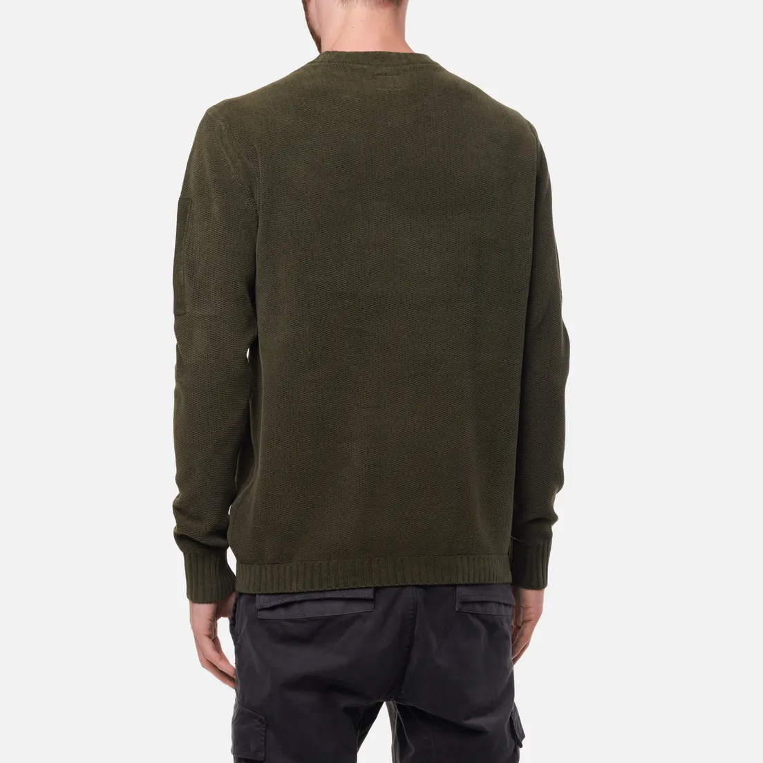 C.P. Company Мужской свитер Chenille Cotton Plain Jumper