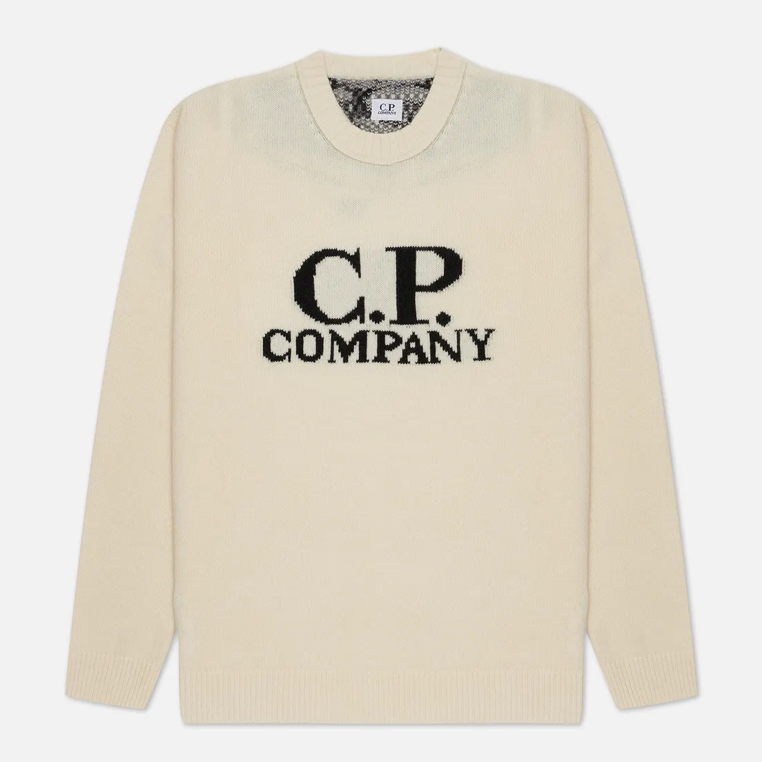 C.P. Company Мужской свитер Lambswool Jacquard Goggle Crew Neck