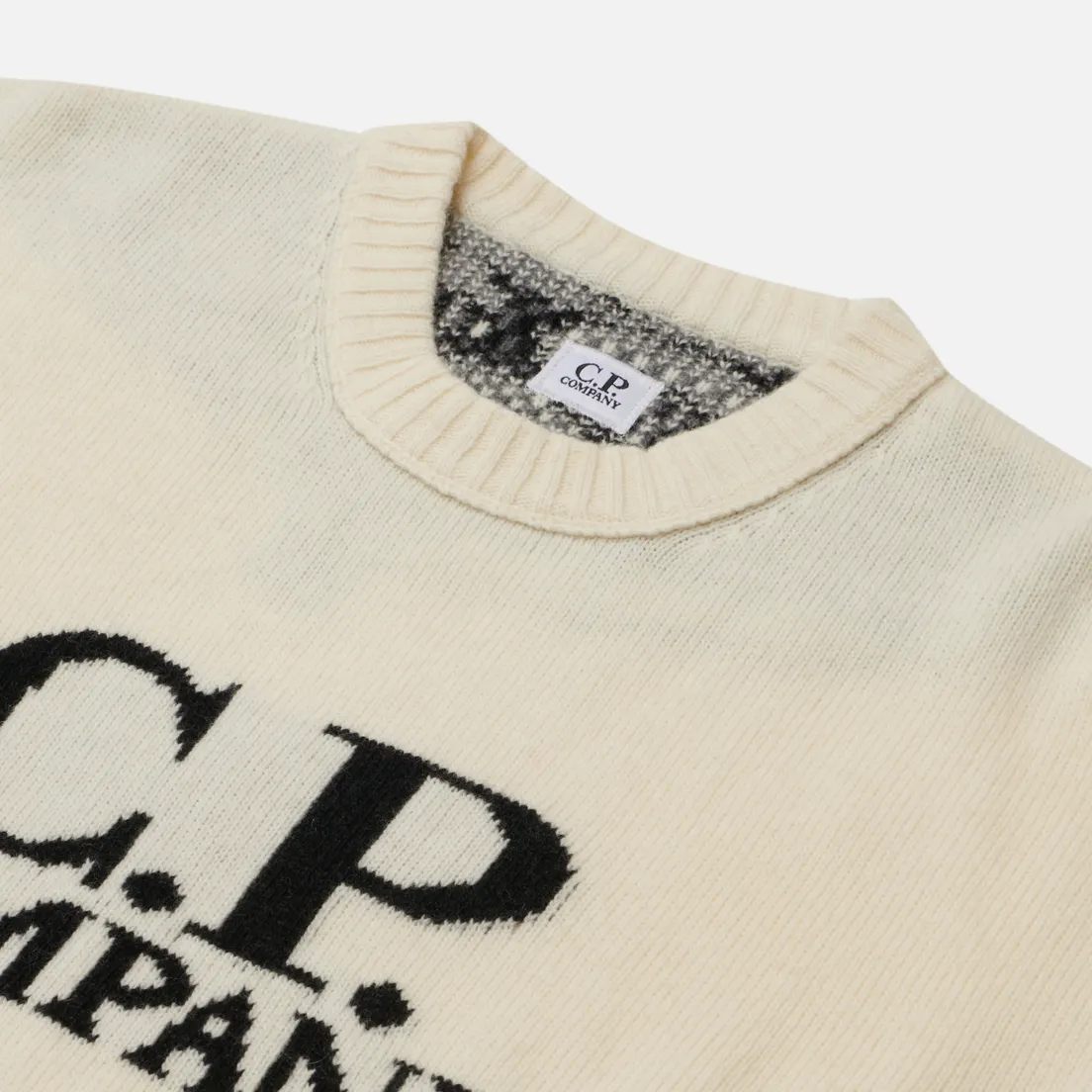 C.P. Company Мужской свитер Lambswool Jacquard Goggle Crew Neck