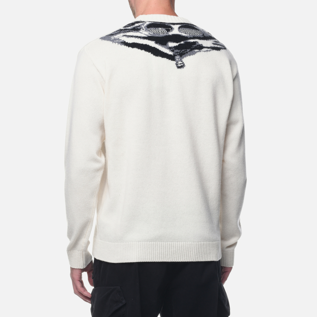 Мужской свитер C.P. Company Lambswool Jacquard Goggle Crew Neck