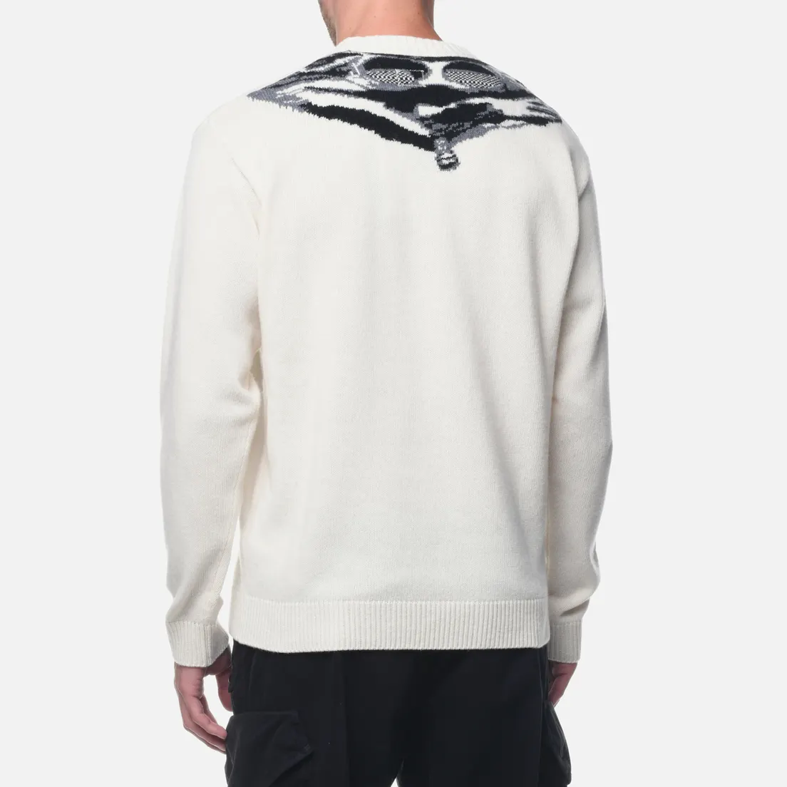 C.P. Company Мужской свитер Lambswool Jacquard Goggle Crew Neck