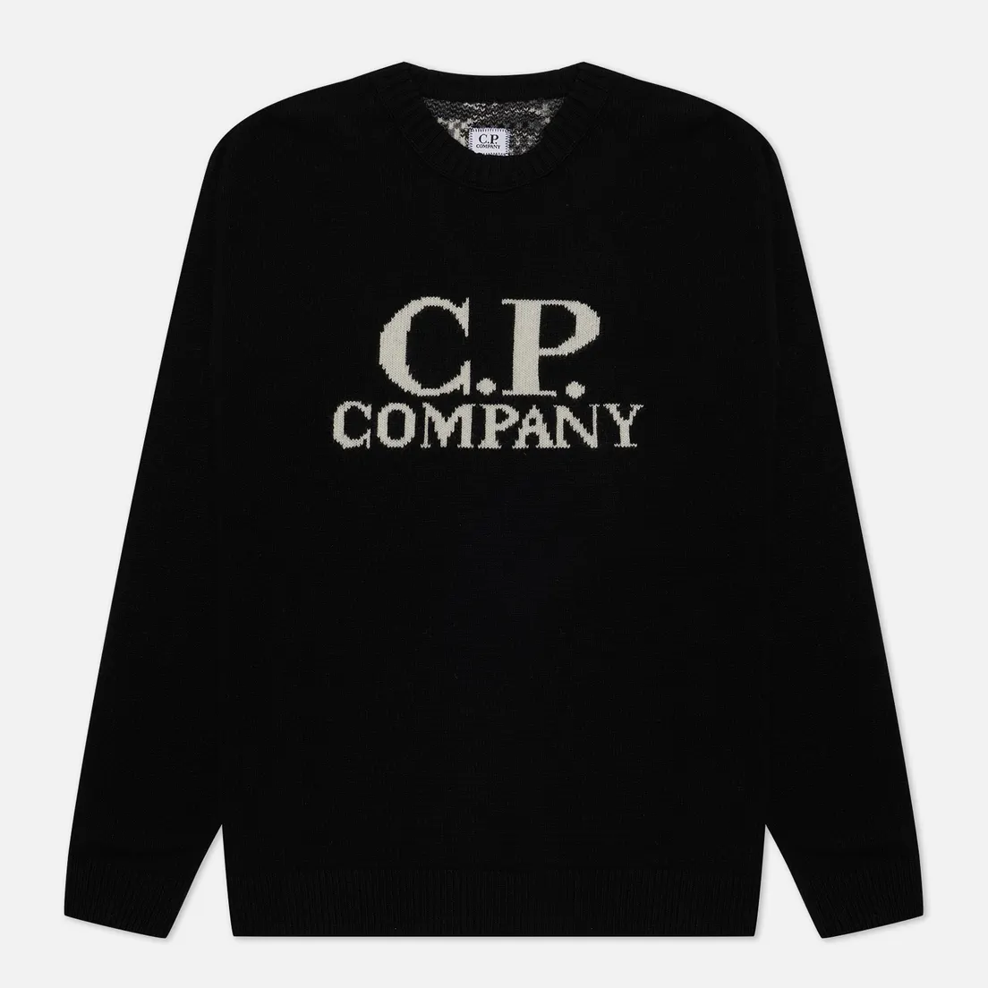 C.P. Company Мужской свитер Lambswool Jacquard Goggle Crew Neck