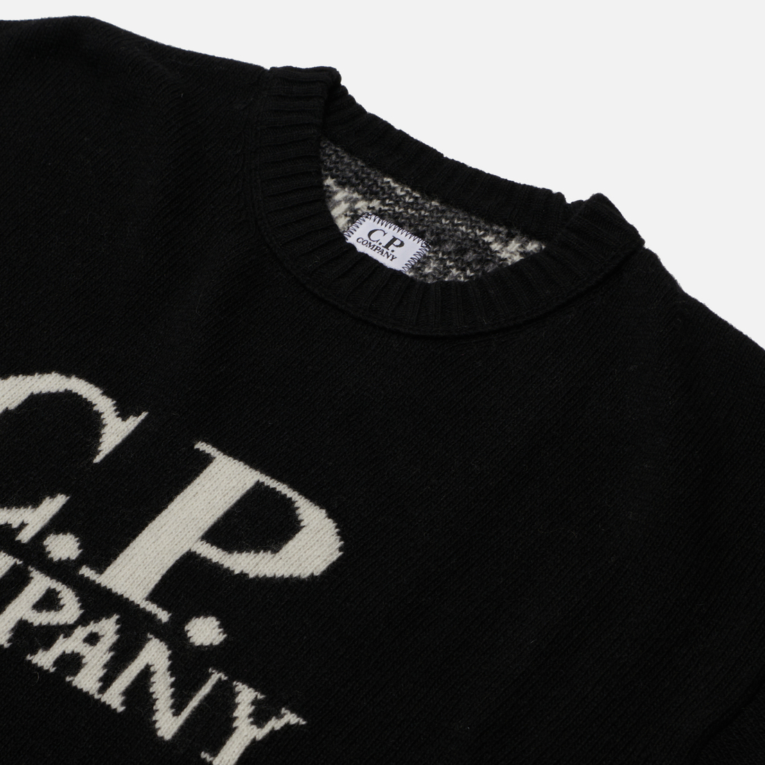 Мужской свитер C.P. Company Lambswool Jacquard Goggle Crew Neck