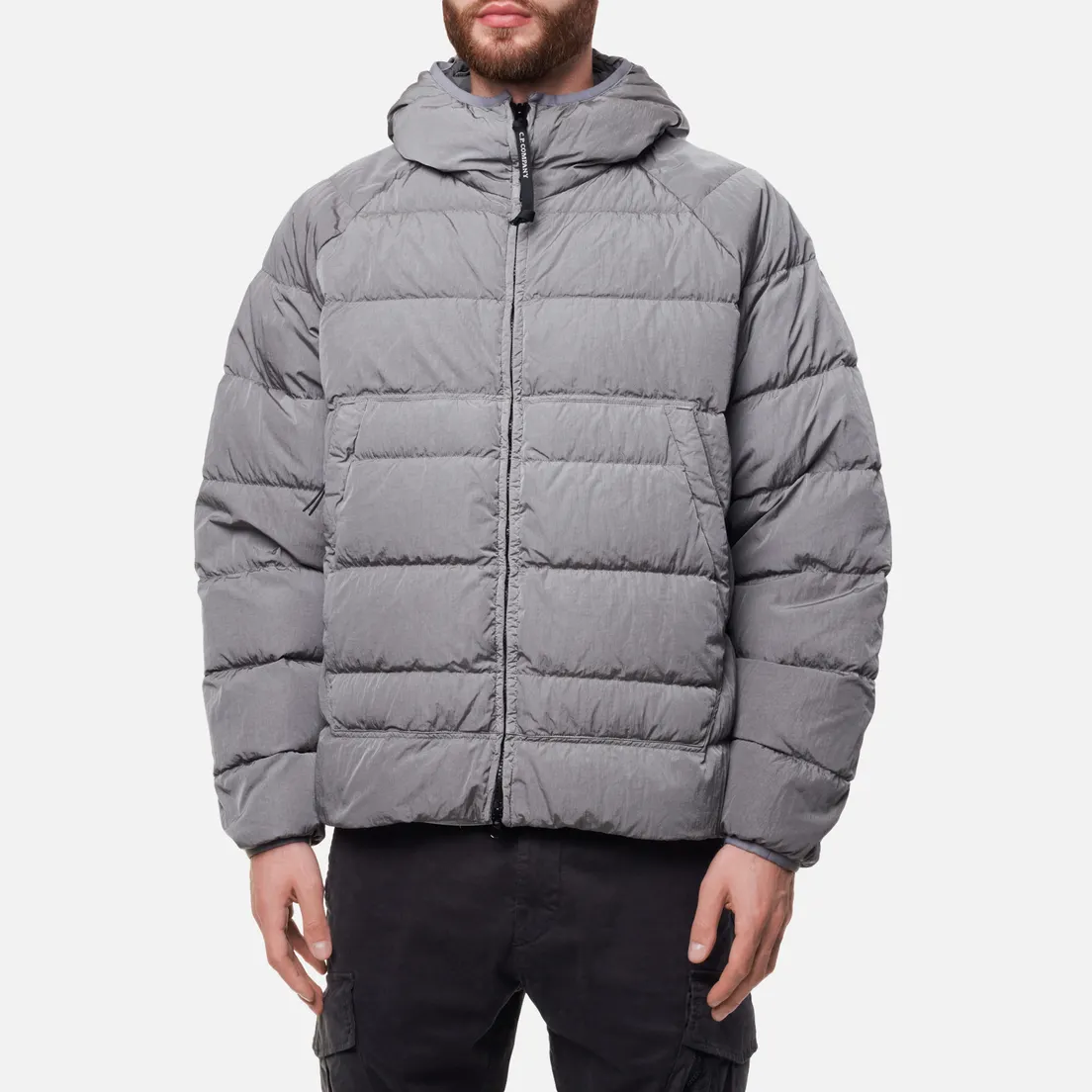 C.P. Company Мужской пуховик Eco-Chrome-R Hooded Down