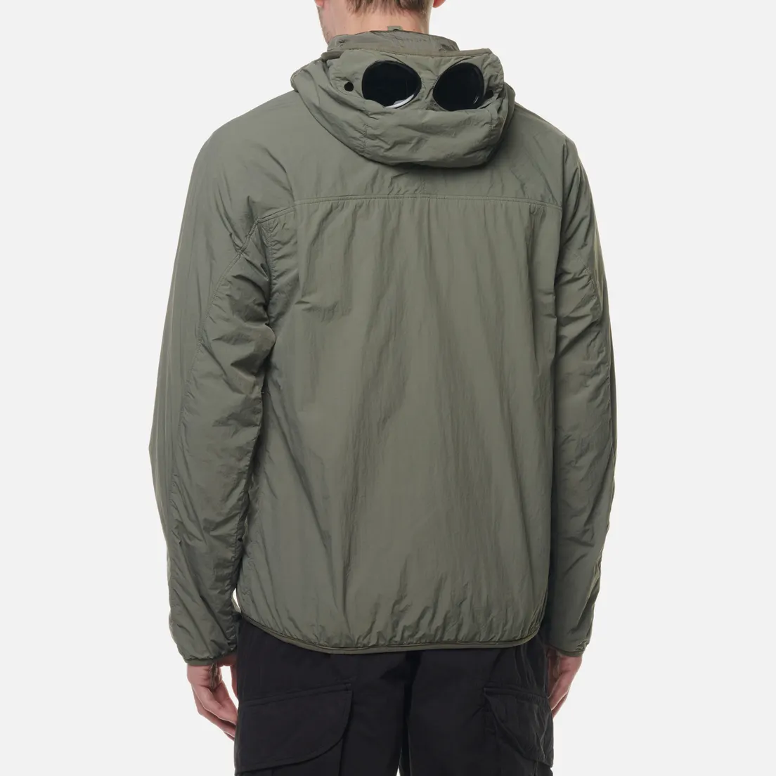 C.P. Company Мужская демисезонная куртка Garment Dyed Polartec Hooded Goggle