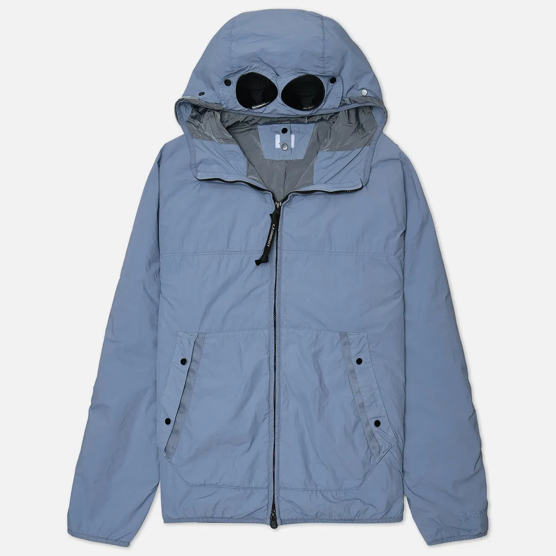 C.P. Company Мужская демисезонная куртка Garment Dyed Polartec Hooded Goggle