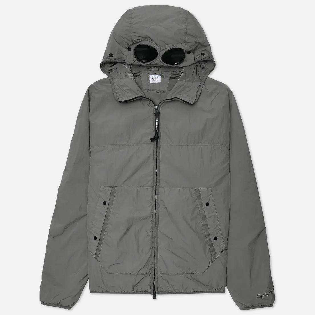 C.P. Company Мужская демисезонная куртка Garment Dyed Polartec Hooded Goggle
