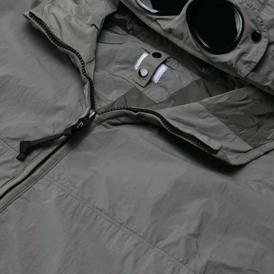 C.P. Company Мужская демисезонная куртка Garment Dyed Polartec Hooded Goggle