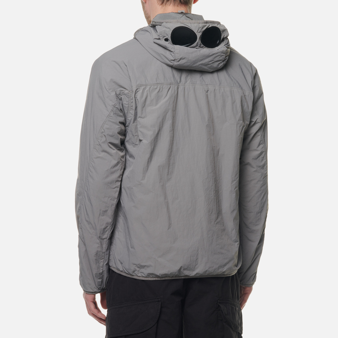 C.P. Company Мужская демисезонная куртка Garment Dyed Polartec Hooded Goggle