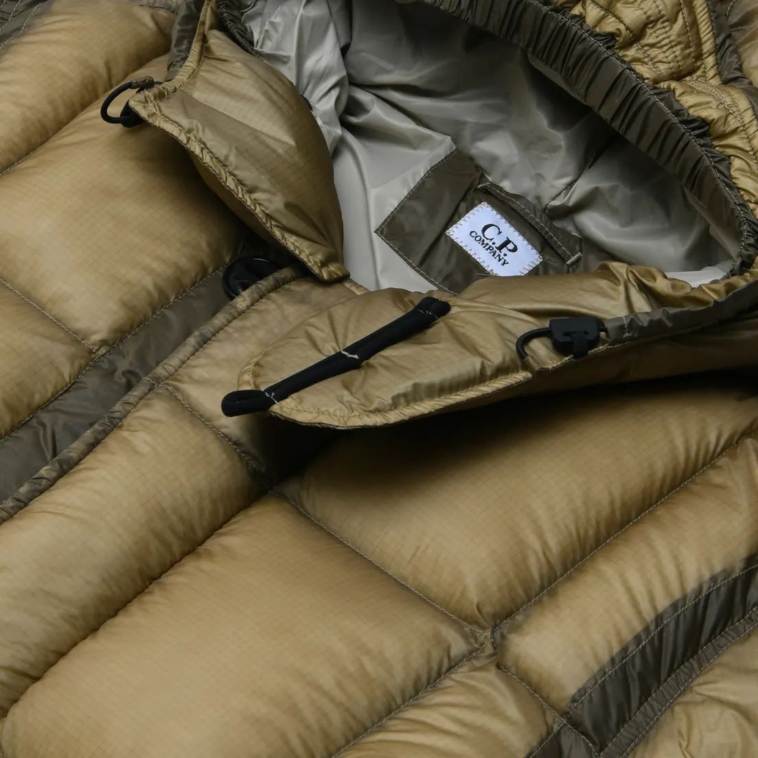 C.P. Company Мужской пуховик D.D. Shell Down Ripstop Hooded Long