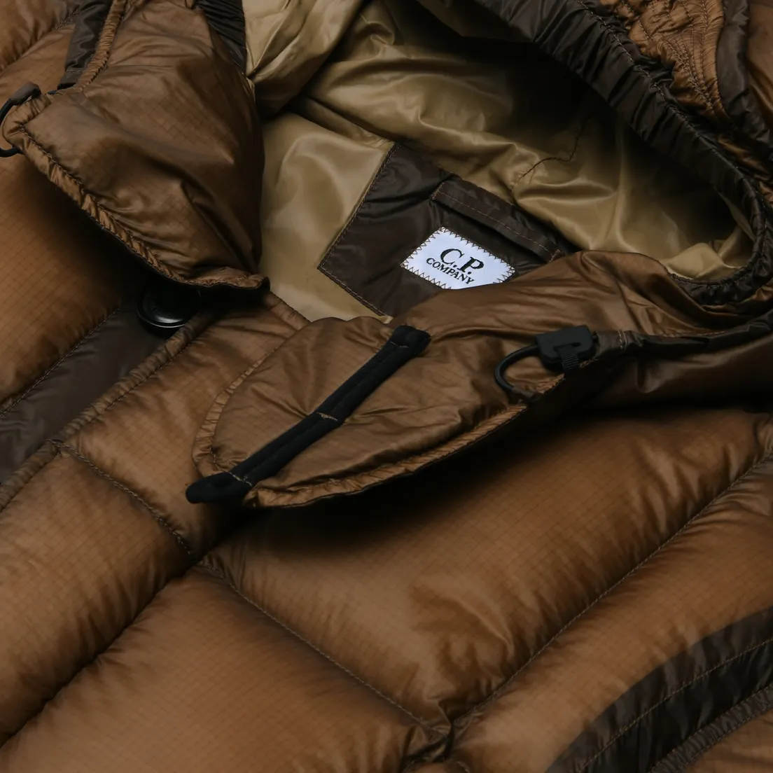 C.P. Company Мужской пуховик D.D. Shell Down Ripstop Hooded Long