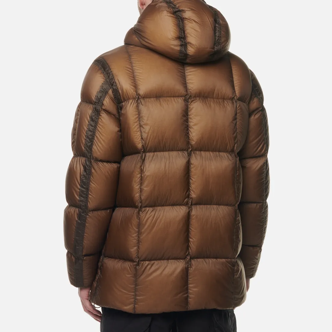 C.P. Company Мужской пуховик D.D. Shell Down Ripstop Hooded Long