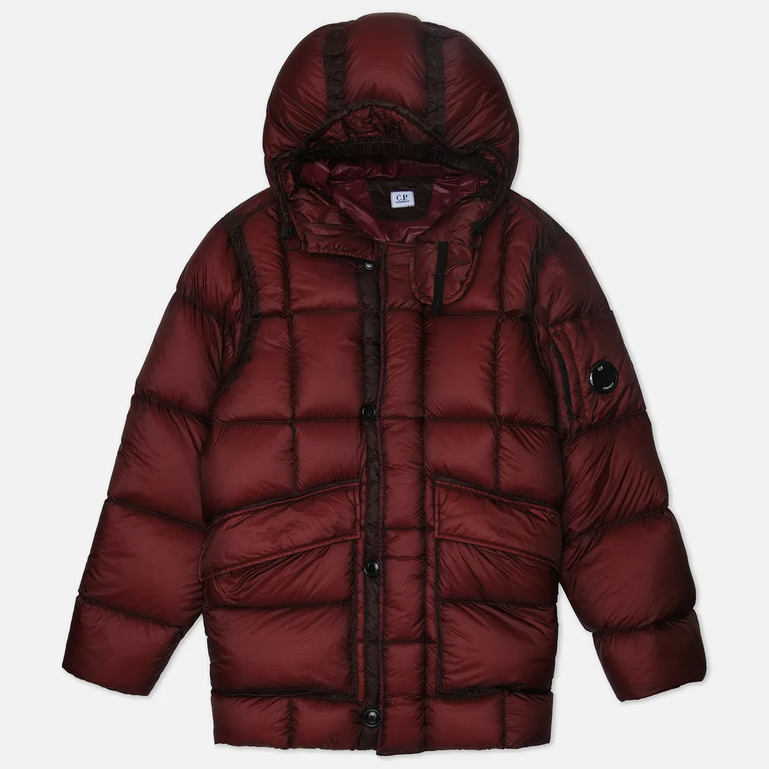 C.P. Company Мужской пуховик D.D. Shell Down Ripstop Hooded Long