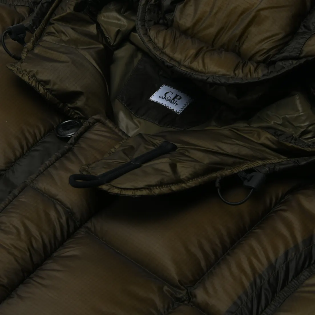 C.P. Company Мужской пуховик D.D. Shell Down Ripstop Hooded Long