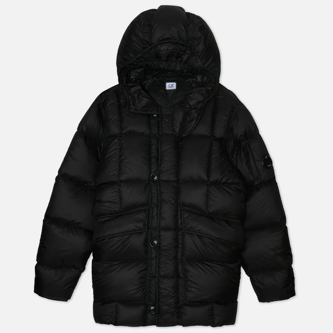 C.P. Company Мужской пуховик D.D. Shell Down Ripstop Hooded Long