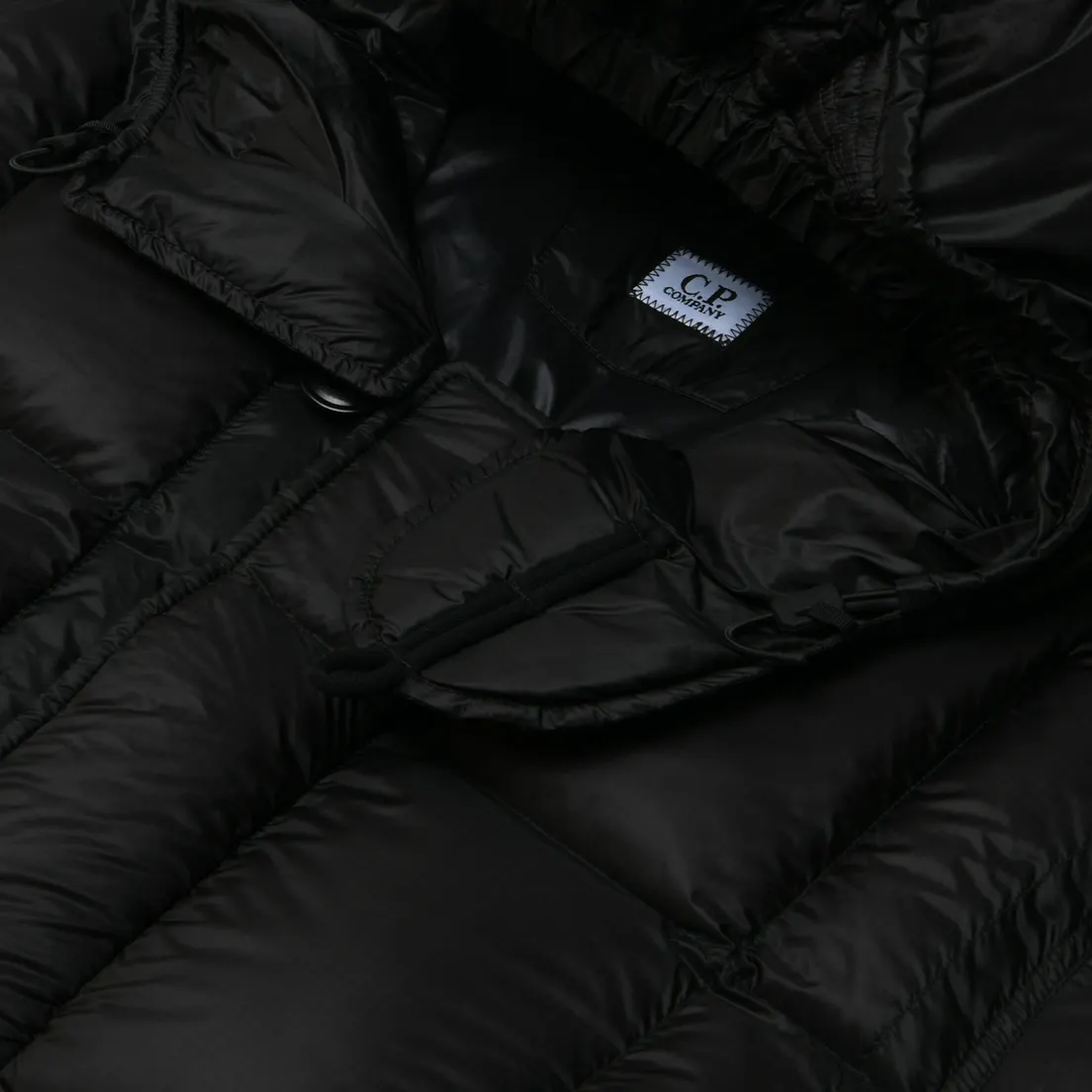 C.P. Company Мужской пуховик D.D. Shell Down Ripstop Hooded Long
