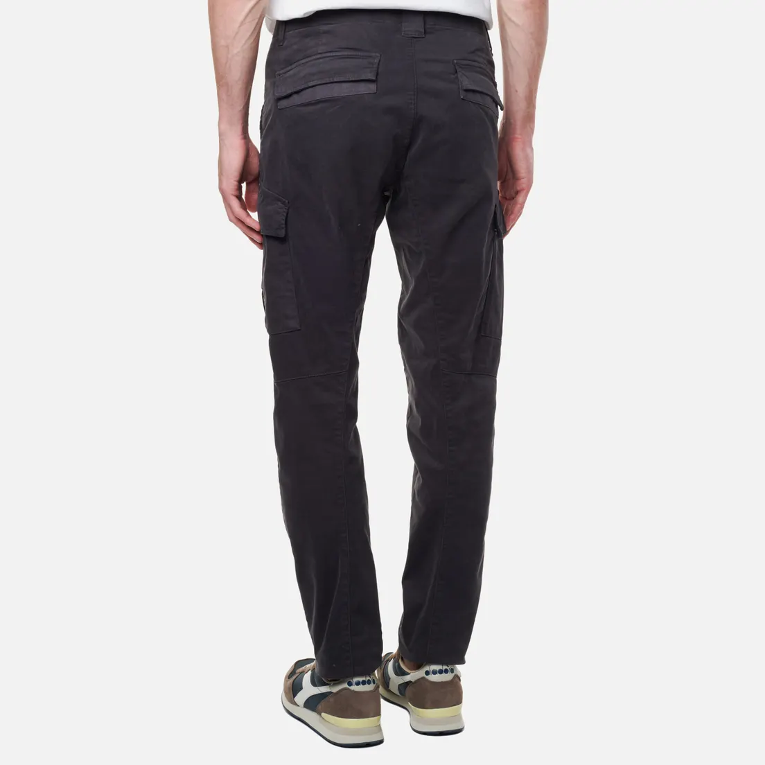 C.P. Company Мужские брюки Stretch Sateen Garment Dyed Cargo Ergonomic Fit