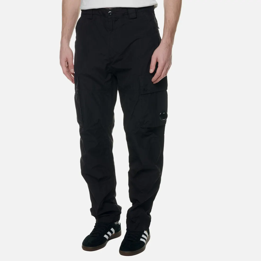 C.P. Company Мужские брюки Flatt Nylon Garment Dyed Cargo Loose Fit