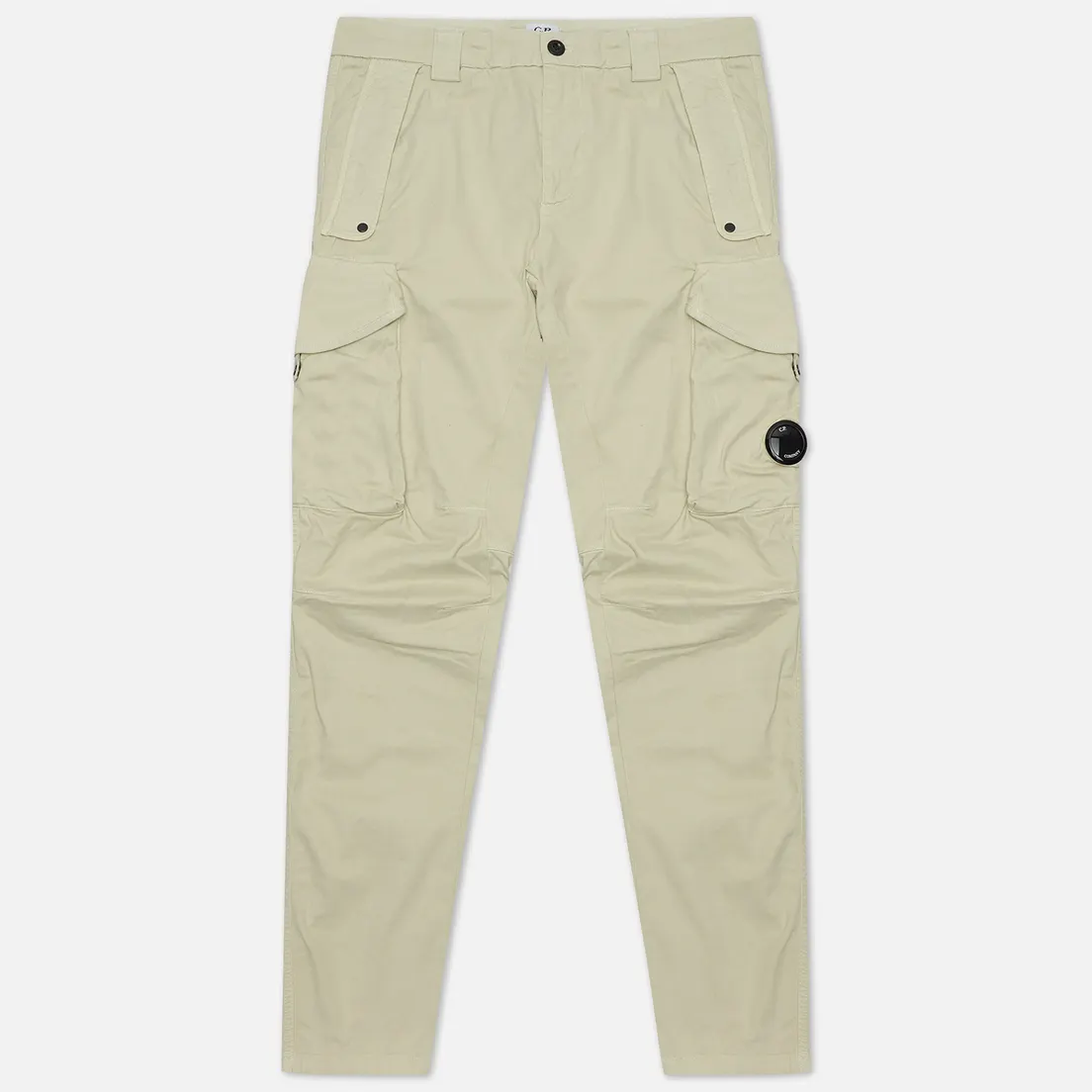 C.P. Company Мужские брюки Stretch Sateen Cargo Garment Dyed Ergonomic Fit