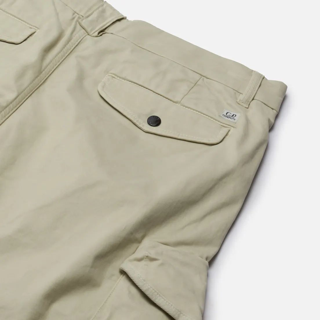 C.P. Company Мужские брюки Stretch Sateen Cargo Garment Dyed Ergonomic Fit