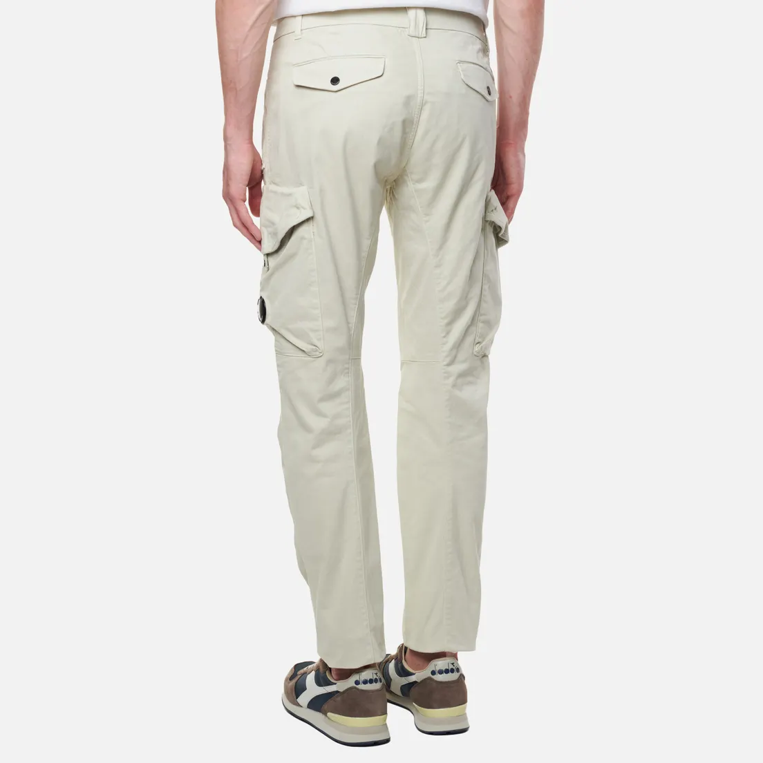 C.P. Company Мужские брюки Stretch Sateen Cargo Garment Dyed Ergonomic Fit