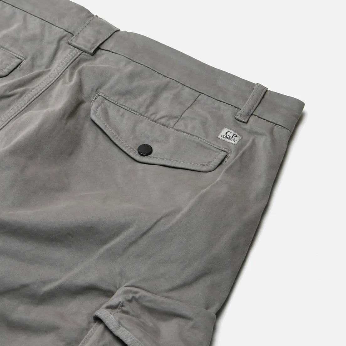 C.P. Company Мужские брюки Stretch Sateen Cargo Garment Dyed Ergonomic Fit