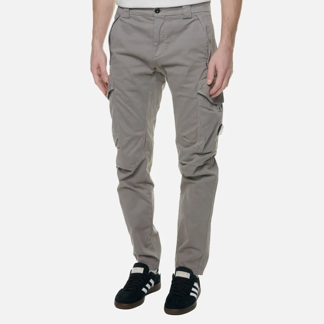 C.P. Company Мужские брюки Stretch Sateen Cargo Garment Dyed Ergonomic Fit