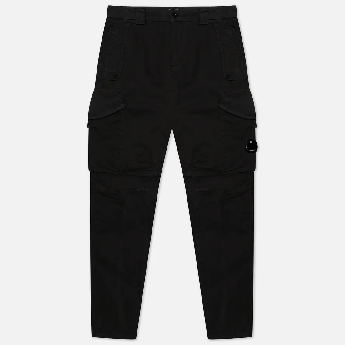 C.P. Company Мужские брюки Stretch Sateen Cargo Garment Dyed Ergonomic Fit
