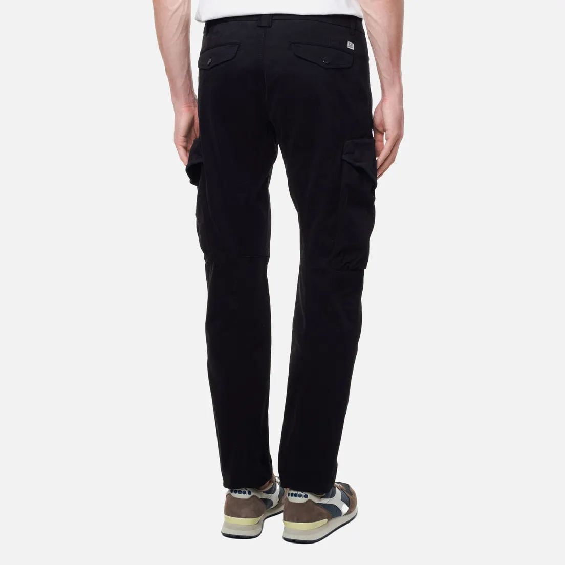 C.P. Company Мужские брюки Stretch Sateen Cargo Garment Dyed Ergonomic Fit
