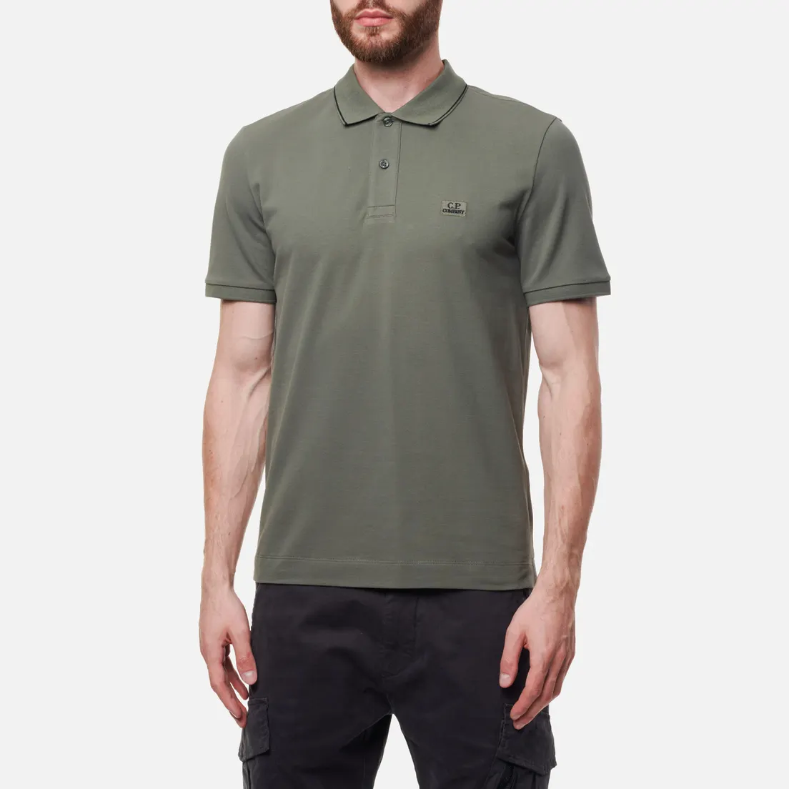 C.P. Company Мужское поло Stretch Piquet Slim Fit