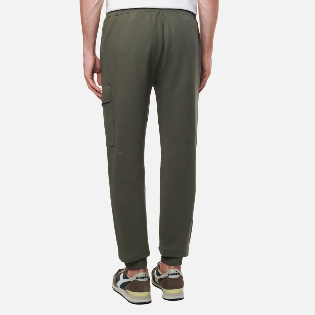 C.P. Company Мужские брюки Diagonal Raised Fleece Track Cuffed Leg