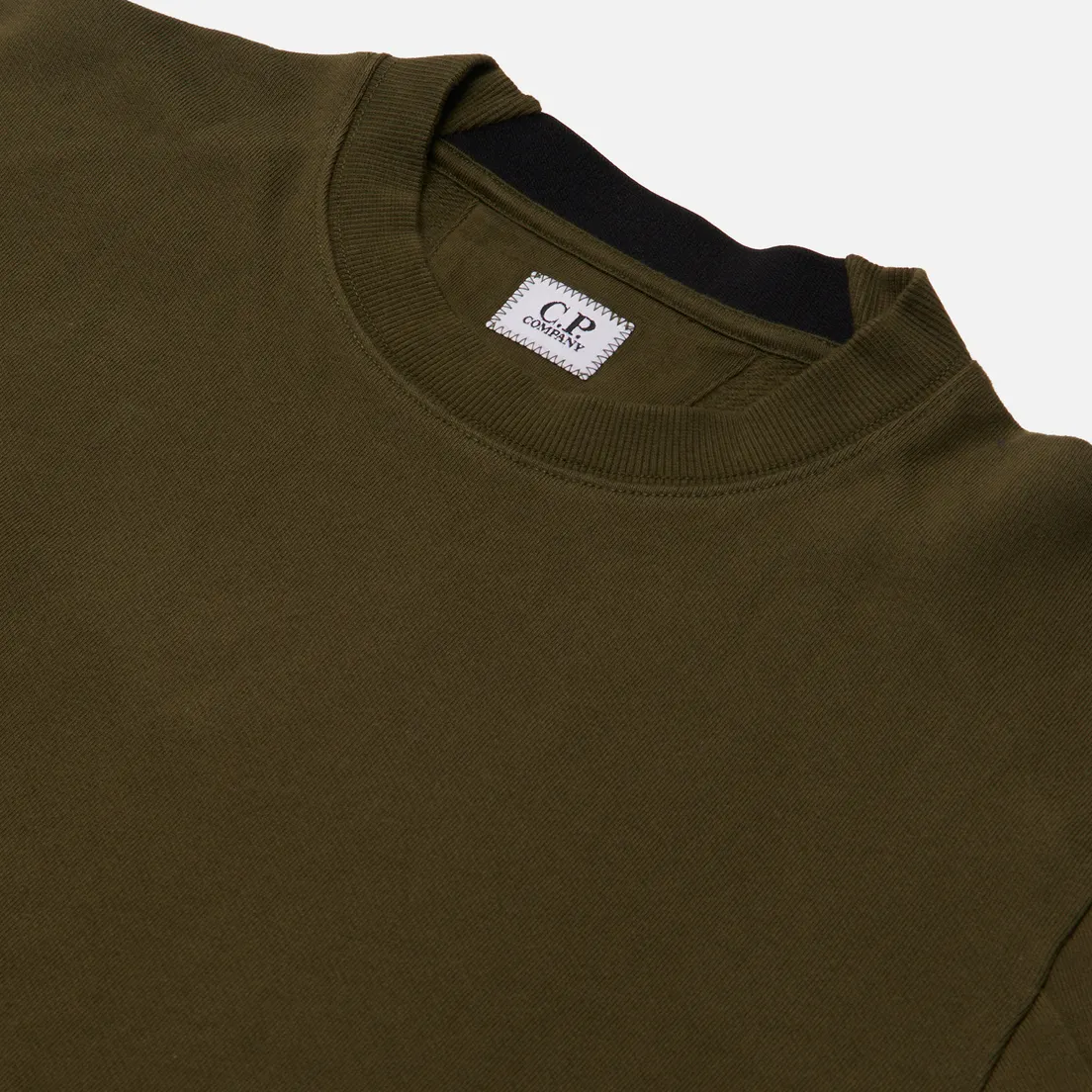 C.P. Company Мужская толстовка Diagonal Raised Fleece Jumper Crew Neck