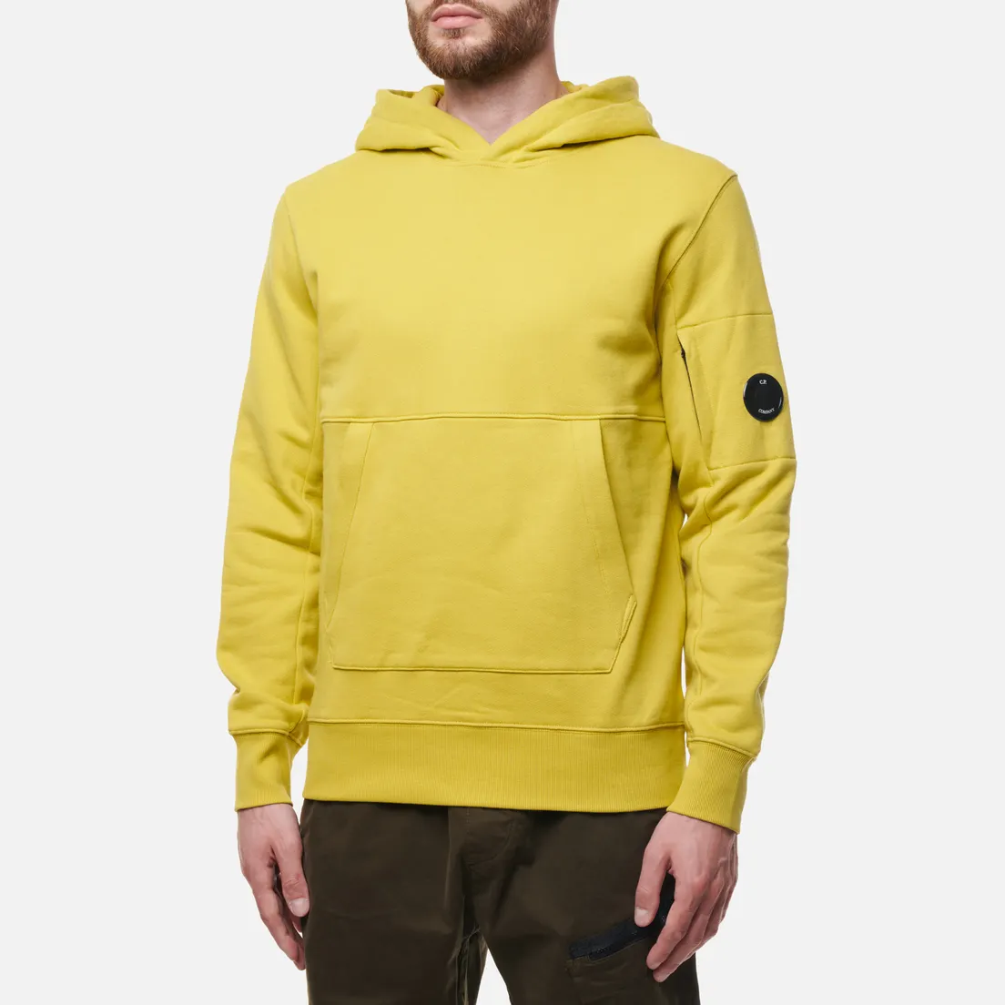 C.P. Company Мужская толстовка Diagonal Raised Fleece Hoodie