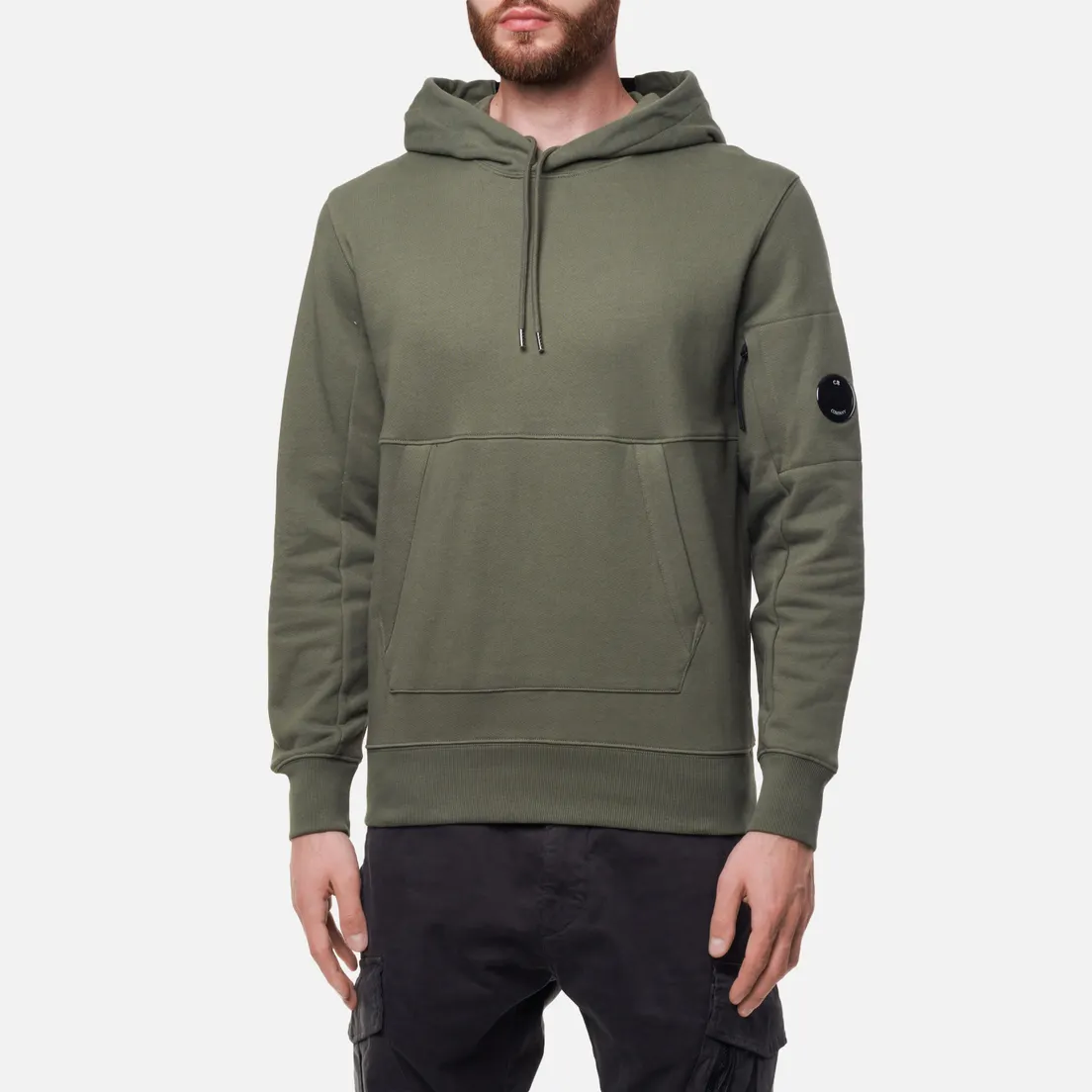 C.P. Company Мужская толстовка Diagonal Raised Fleece Hoodie