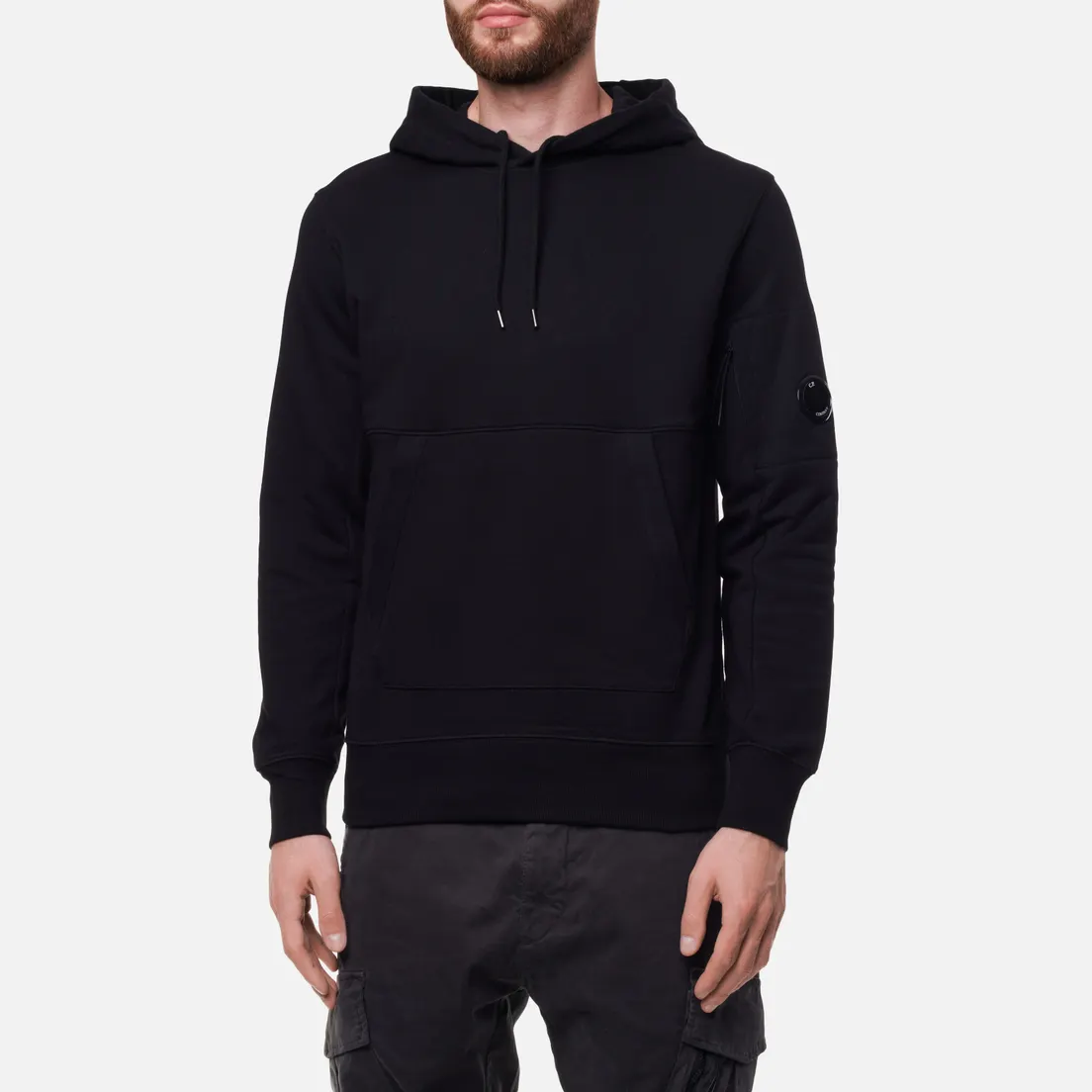 C.P. Company Мужская толстовка Diagonal Raised Fleece Hoodie