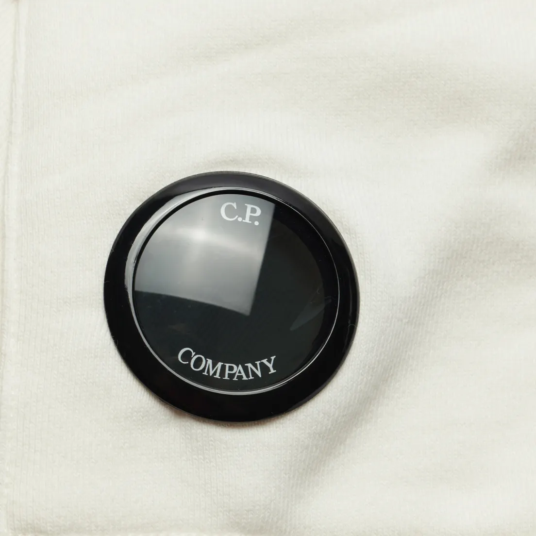 C.P. Company Мужская толстовка Diagonal Raised Fleece Split Neck Line