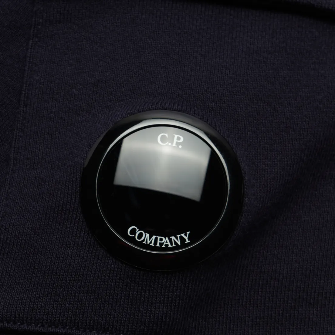 C.P. Company Мужская толстовка Diagonal Raised Fleece Split Neck Line
