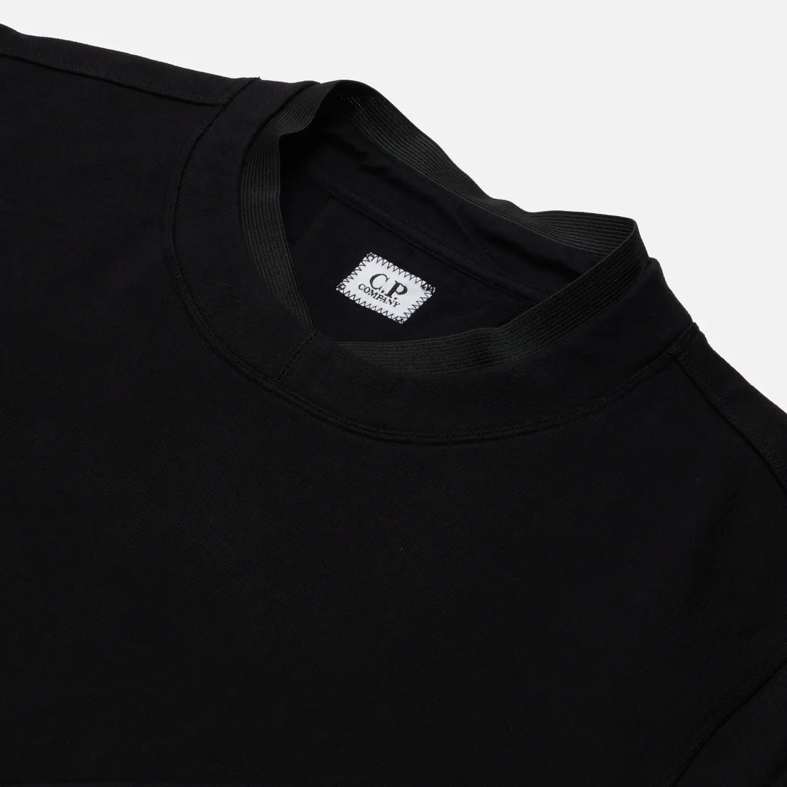 C.P. Company Мужская толстовка Diagonal Raised Fleece Split Neck Line