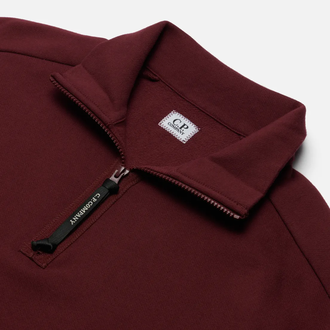 C.P. Company Мужская толстовка Diagonal Raised Fleece Half-Zip Neck