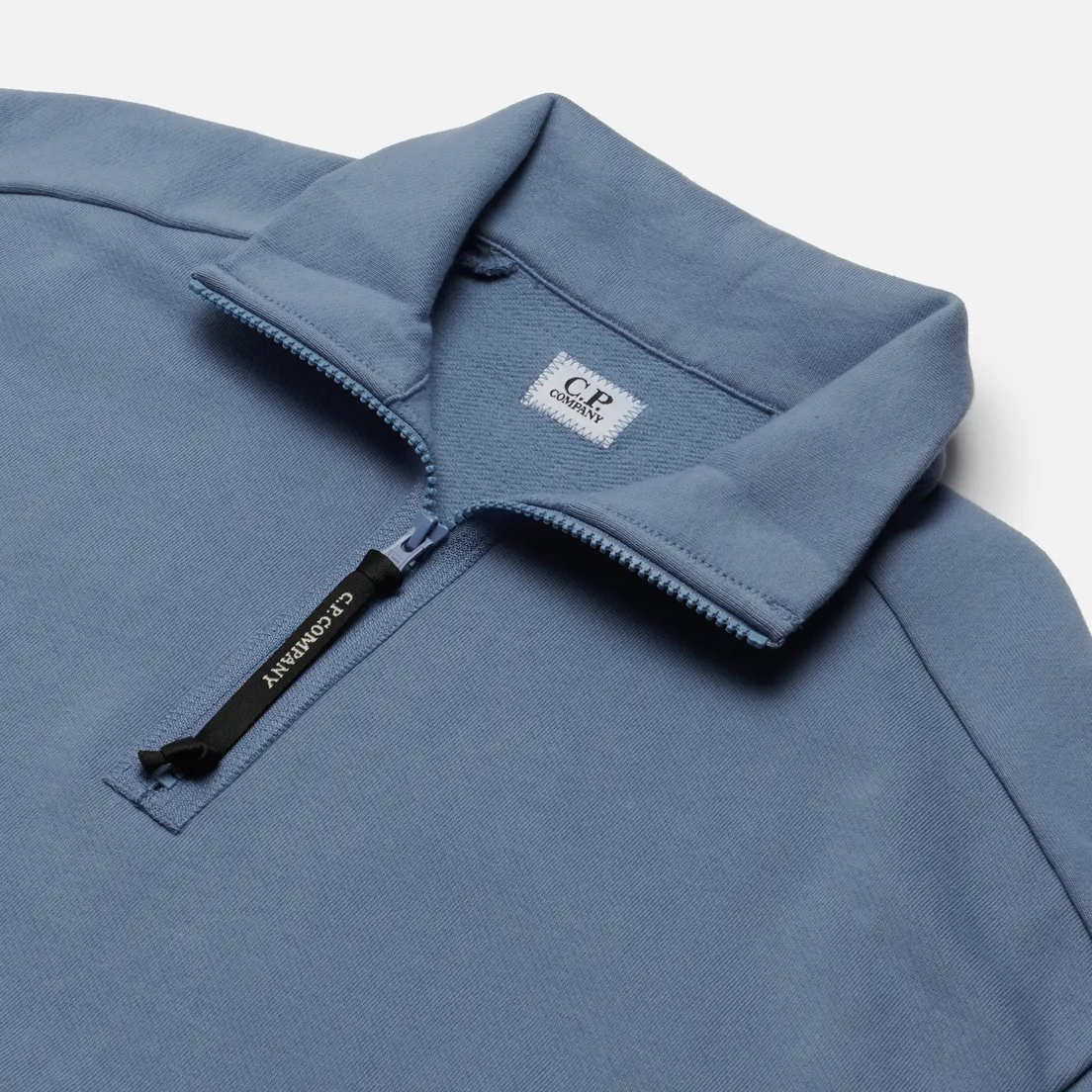 C.P. Company Мужская толстовка Diagonal Raised Fleece Half-Zip Neck