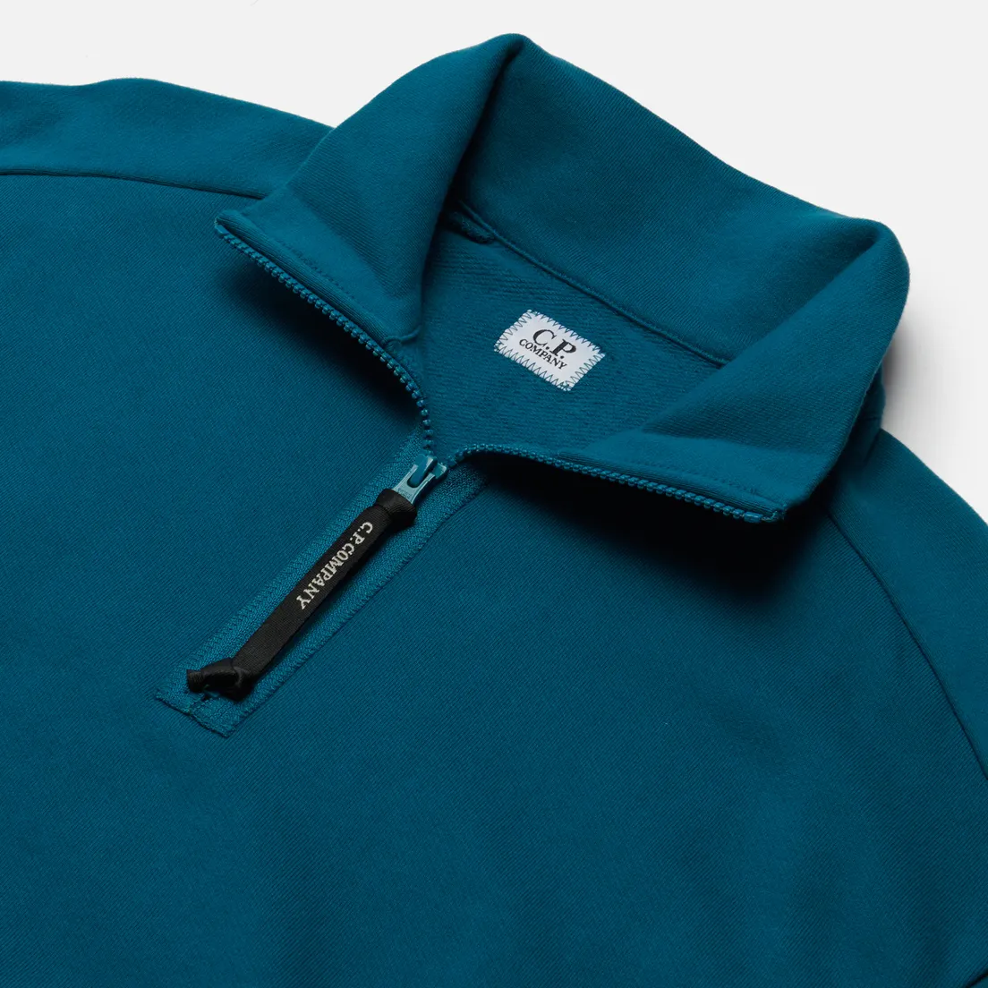 C.P. Company Мужская толстовка Diagonal Raised Fleece Half-Zip Neck