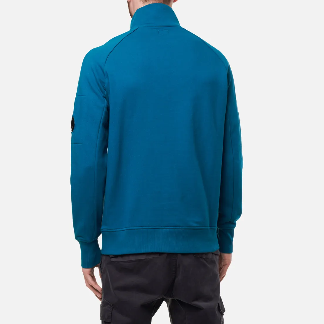 C.P. Company Мужская толстовка Diagonal Raised Fleece Half-Zip Neck