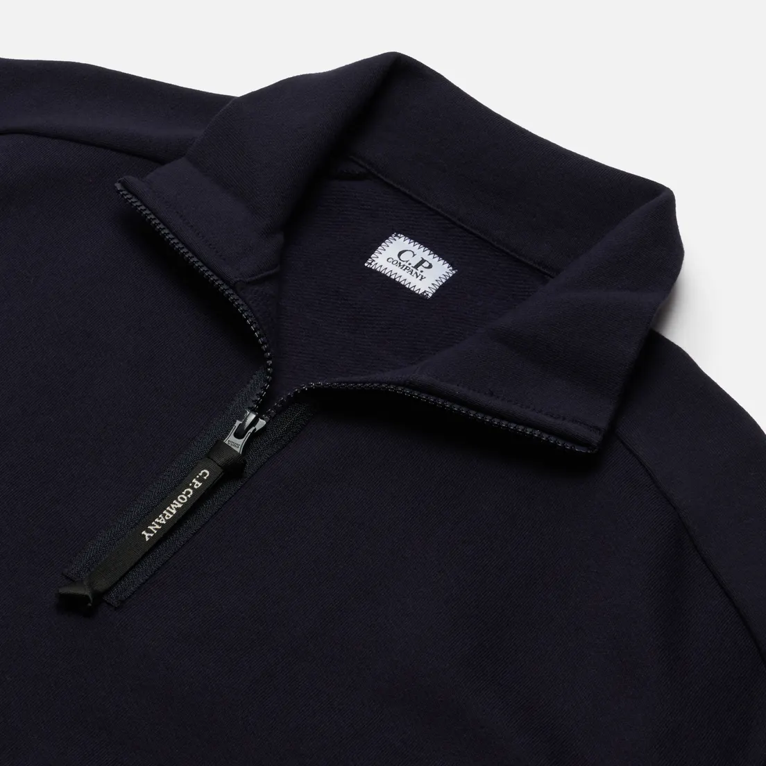 C.P. Company Мужская толстовка Diagonal Raised Fleece Half-Zip Neck