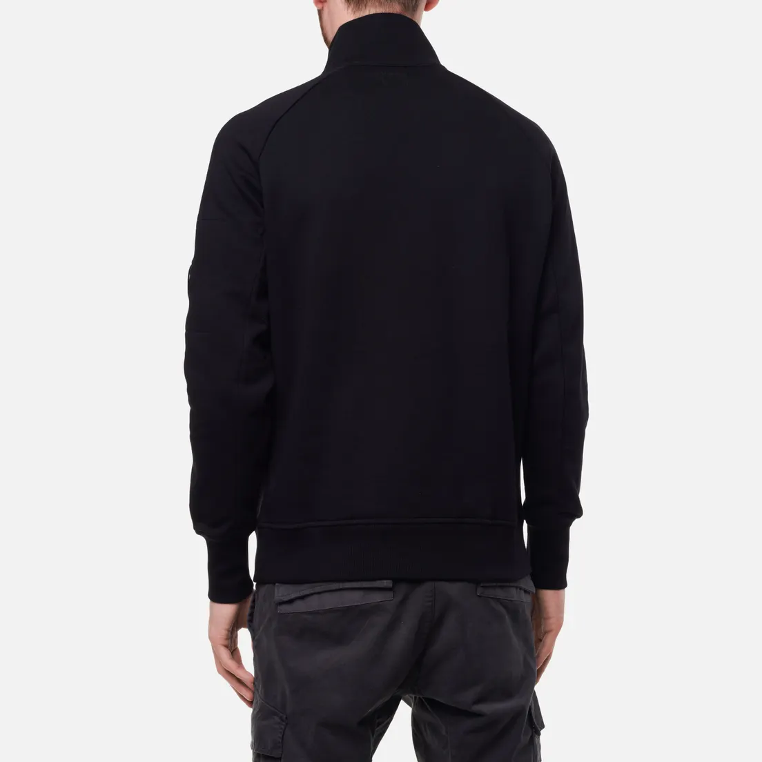 C.P. Company Мужская толстовка Diagonal Raised Fleece Half-Zip Neck