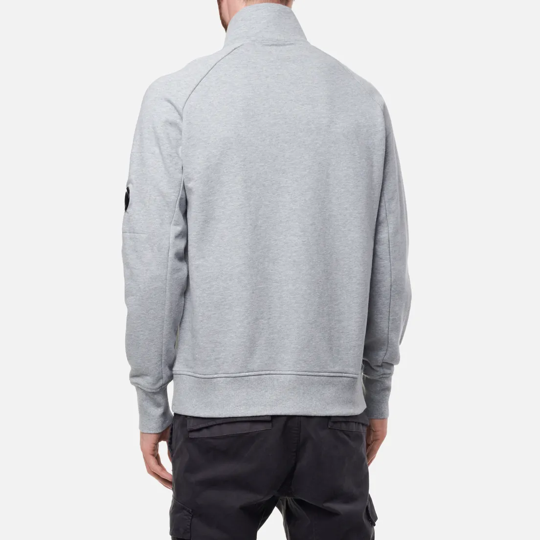 C.P. Company Мужская толстовка Diagonal Raised Fleece Half-Zip Neck