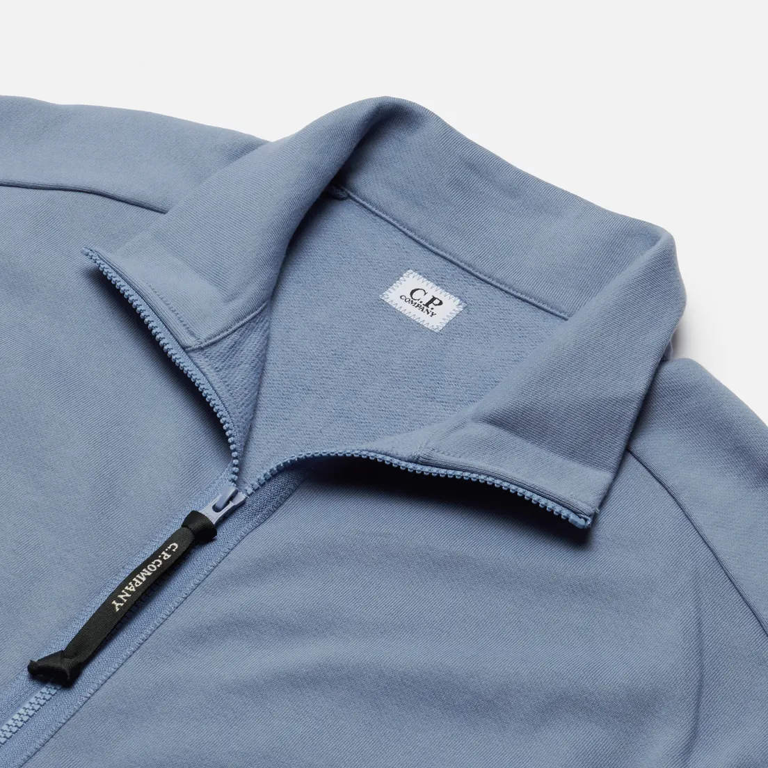 C.P. Company Мужская толстовка Diagonal Raised Fleece Zip Stand Up Collar Neck